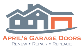 April's Garage Doors - transparent logo