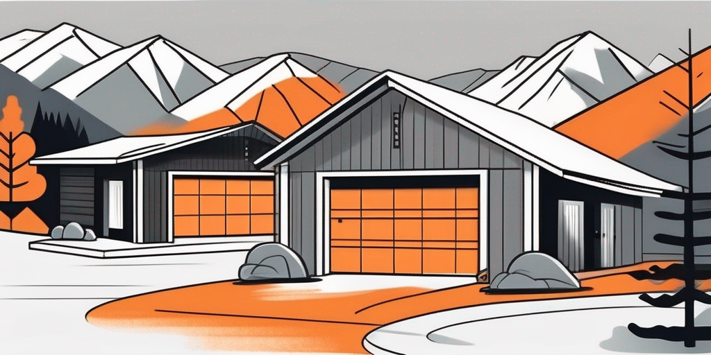 A variety of different styles of garage doors