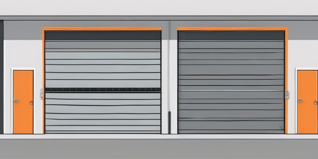 A garage door in payson