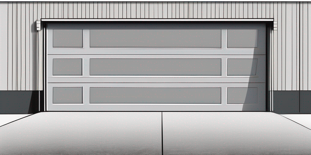 A garage door in payson
